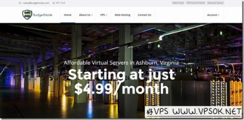 BudgetNode：$3/月OpenVZ-512MB/60GB/1TB 洛杉矶