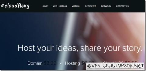 CloudFlexy：$12/年KVM-512MB/10GB/2TB 洛杉矶
