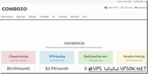 Combozo：$2.99/月OpenVZ-512MB/25GB/500GB 凤凰城