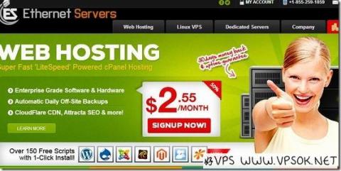 EtherNetservers：$3.3/月OpenVZ-512MB/25GB/500GB/2IP 洛杉矶