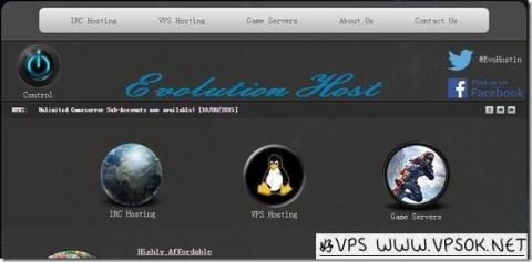 EvolutionHost：€4.99/月KVM-512MB/50GB/1TB 加拿大&amp;法国