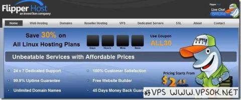 FlipperHost：$5.5/月OpenVZ-2GB/50GB/5TB/洛杉矶/迈阿密