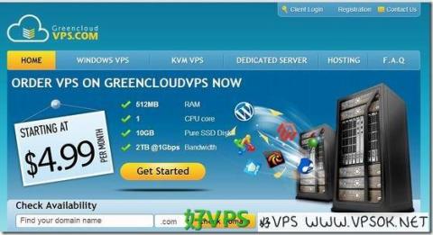 GreenCloudVPS：$33.6/年KVM-1GB/200GB/1.5TB 洛杉矶