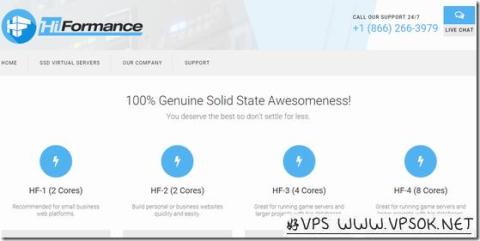 HiFormance：$8/年OpenVZ-512MB/60GB/2TB 洛杉矶