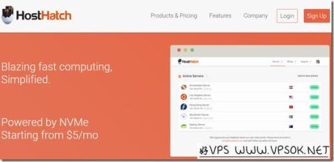 HostHatch：$5/月KVM-2GB/25GB SSD/1TB 洛杉矶