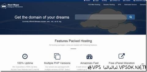 HostMayo：$4.99/月OpenVZ-1GB/75GB/3TB 洛杉矶