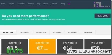 ITLDC：€3.49/月KVM-1GB/10G SSD/无限 七数据中心