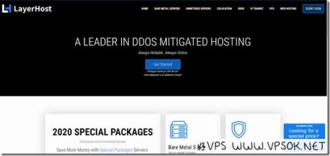 Layerhost：洛杉矶pccw/cn2线路vps每月4.99美元起