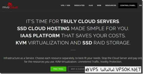 MivoCloud：€5/月KVM-2GB/40G SSD/100M无限 俄勒冈州