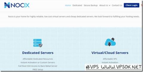 [服务器]Nocix：$25/月-AMD QuadcoreProcessor/16GB/2TB/33TB/5IP 堪萨斯