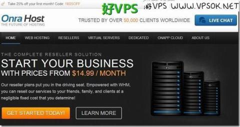 OnraHost：$4.5/月KVM-1GB/12G SSD/1500GB 纽约
