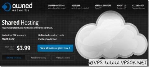 Owned-Networks：$13/年OpenVZ-512MB/50GB/500GB 达拉斯
