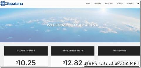 Sapatana：$4.3/月XEN-2GB/50GB/500GB 加拿大