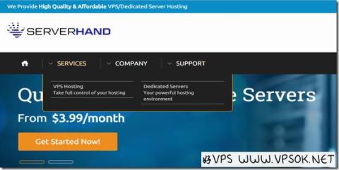 ServerHand：$2.5/月KVM-512MB/15G SSD/100GB 新泽西