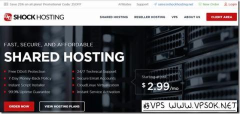 [大硬盘]ShockHosting：7.5美元/KVM/1GB/1TB/2TB/洛杉矶/支持支付宝