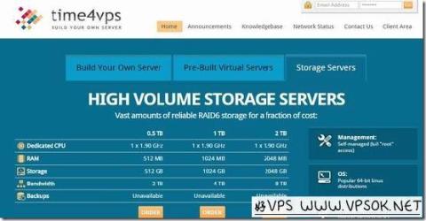 Time4VPS：€1.99/月OpenVZ-512MB/512GB/2TB 立陶宛