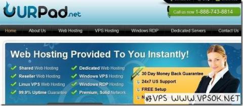 URPAD：$1/月OpenVZ-256MB/30GB/150GB/4IP 洛杉矶