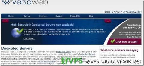 Versaweb：$14.5/月KVM-8GB/100G SSD/15TB/2IP 拉斯维加斯