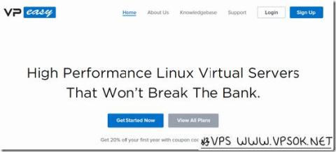 [黑色星期五]VPEasy：$12.6/年KVM-1GB/15G SSD/1TB 拉斯维加斯