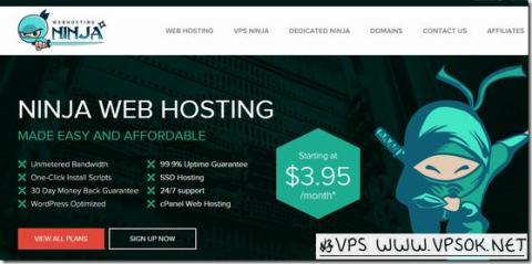 Webhosting.Ninja：$2.1/月OpenVZ-512MB/10GB/750GB 加拿大