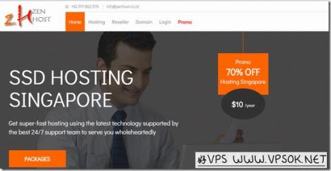 ZENHost：$3.6/首月KVM-512MB/10G SSD/1TB 新加坡