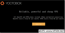 YoctoBox：$1/月OpenVZ-256MB/5GB/无限 加拿大